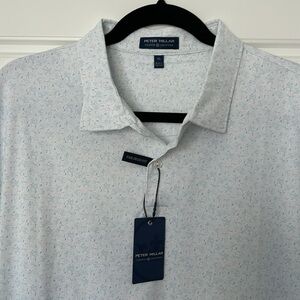 NWT Men’s XL Peter Millar Crown Crafted Tailored Fit Polo